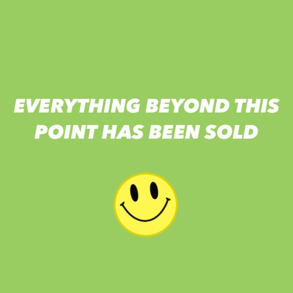 ⬇️ SOLD OUT ⬇️